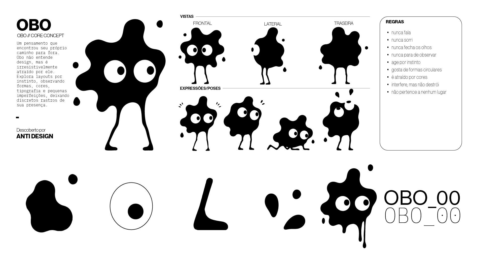 Guia visual do personagem Obo